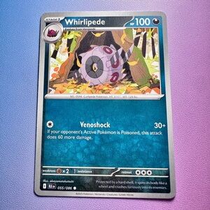 whirlipede - 055/086 (common) — pokemon: black bolt